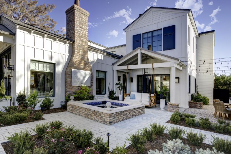 Outdoor Masonry Fireplace