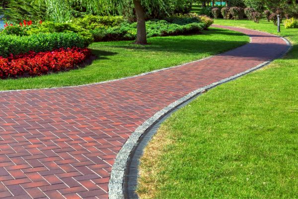 Brick Walkway Installation in Grove City