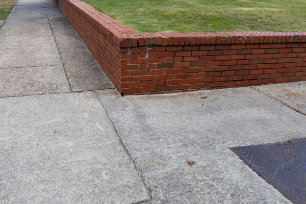 Brick Retaining Wall Repair in Grove City